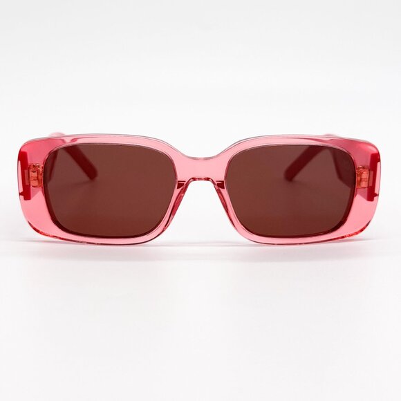 NEW DIOR SUNGLASSES, DIOR WILDIOR S2U 73D0 PINK SQUARE WOMEN SUNGLASSES DIOR - Picture 4 of 12
